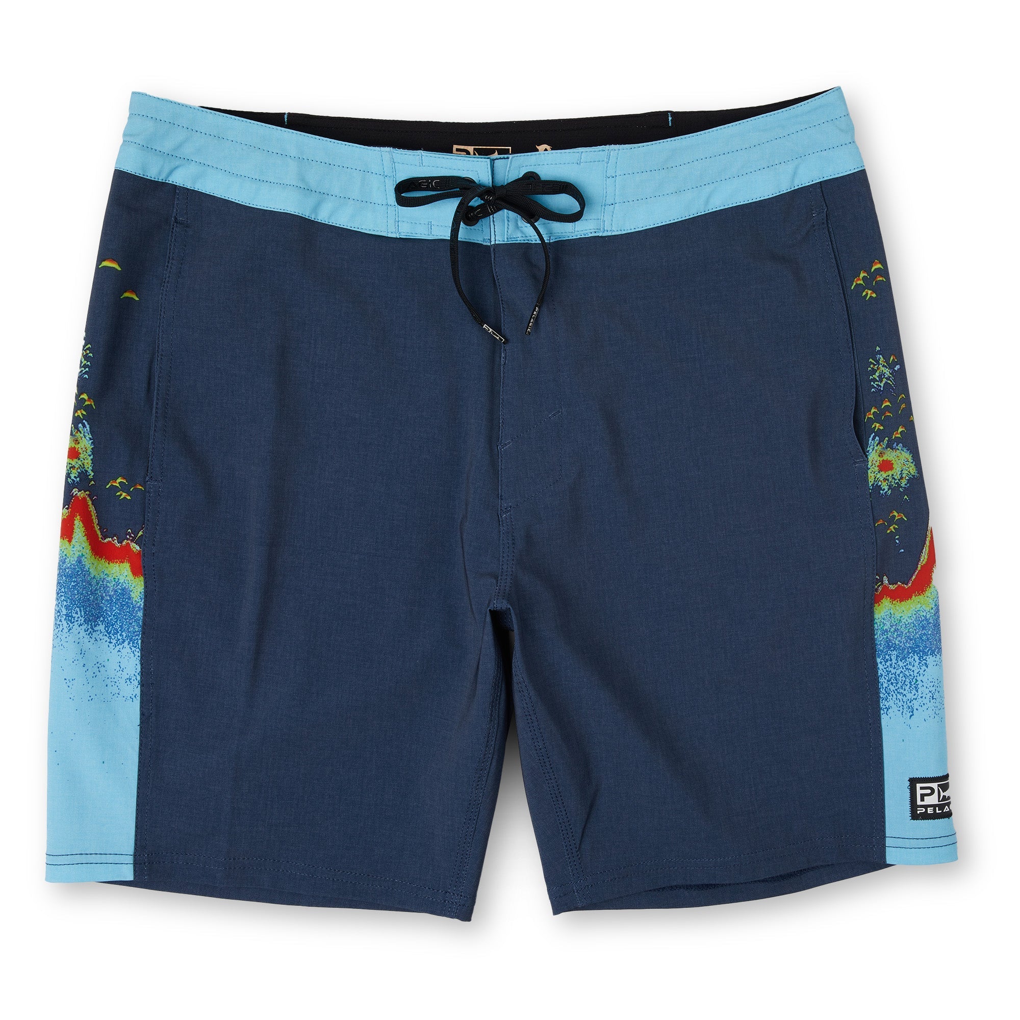 Pelagic "Side Scanner" Men's Boardshorts 19" - Sonar