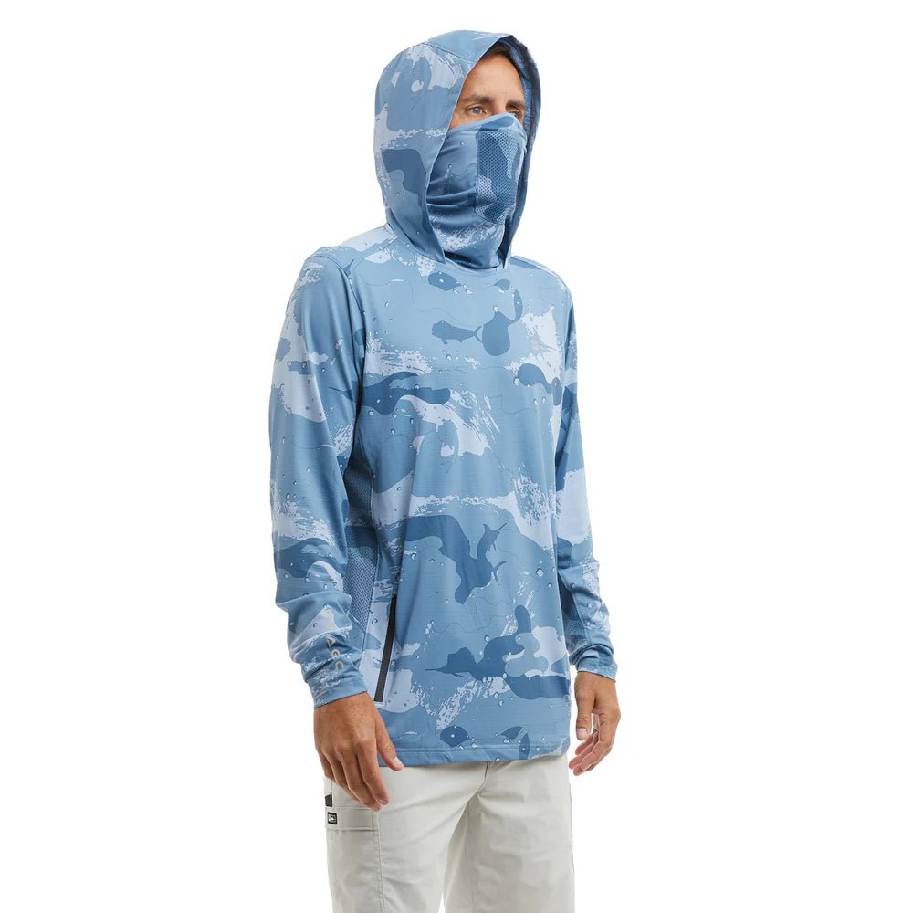 Pelagic "Exo-Tech" Fishing Shirt - Brush Camo Slate