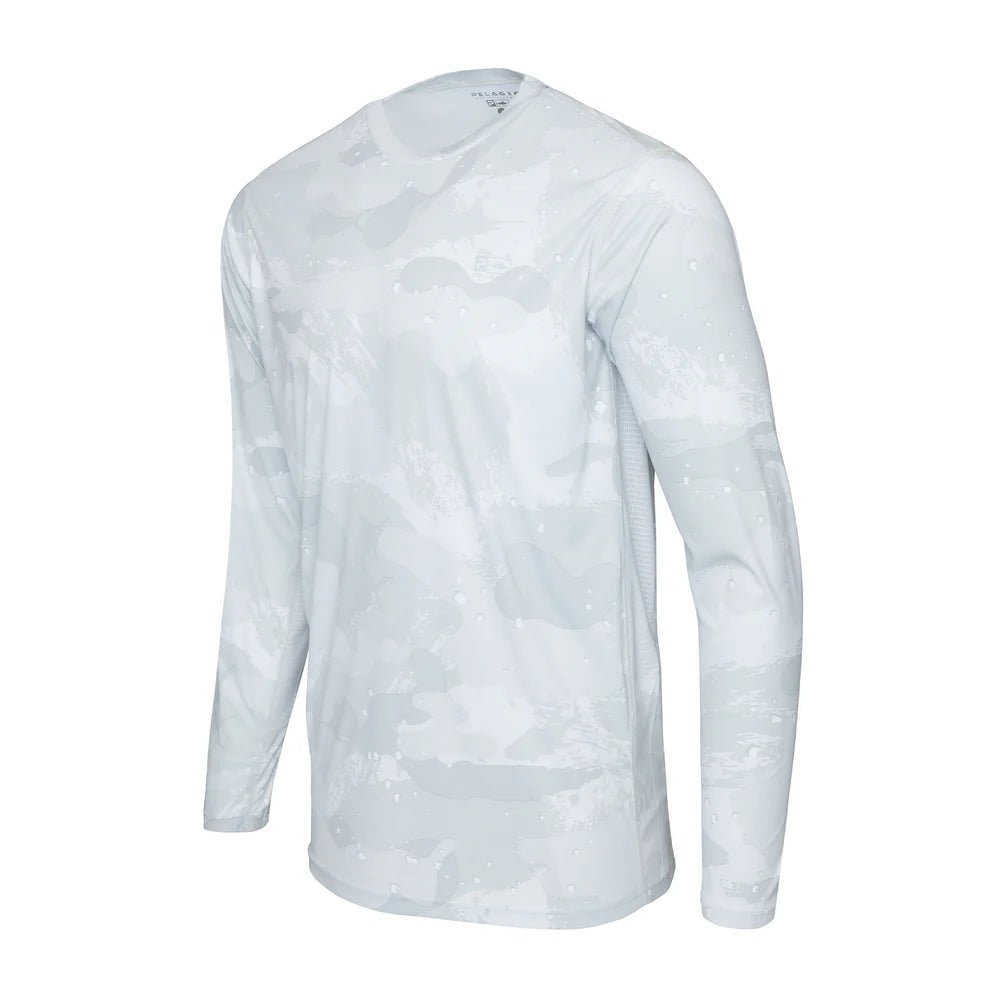 Pelagic Vaportek Fishing Shirt - Light Grey
