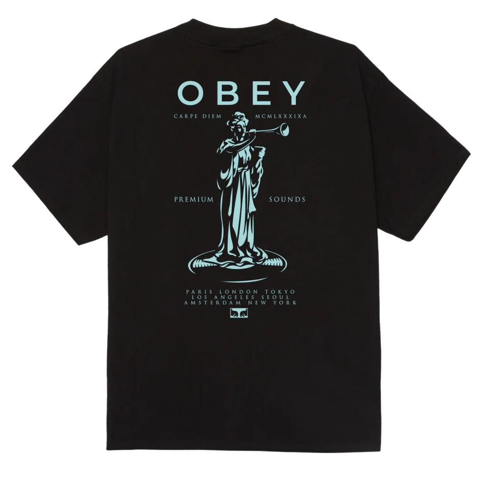 OBEY "Premium Sounds" Classic T-Shirt - Black