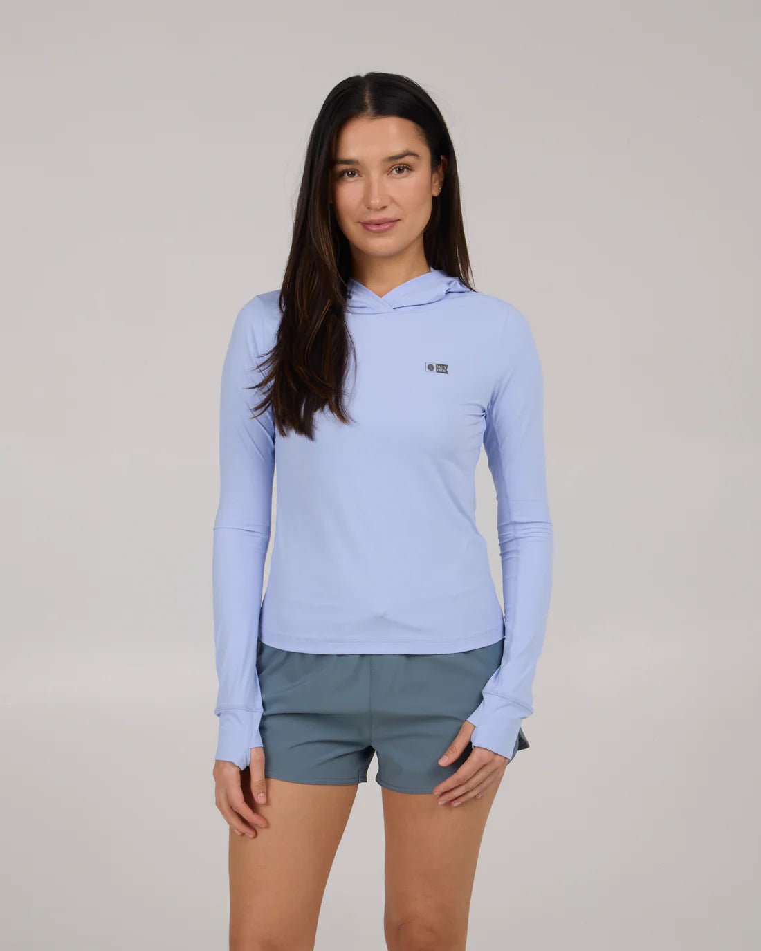 Salty Crew Women's Alpha Sunshirt Hoodie - Violet Blue
