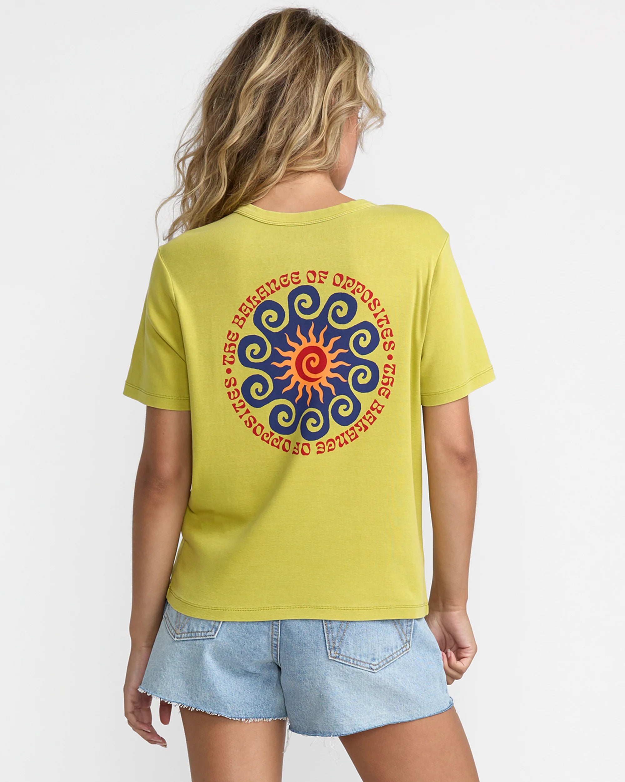 RVCA Women's "Daily" Tee - Martini Olive