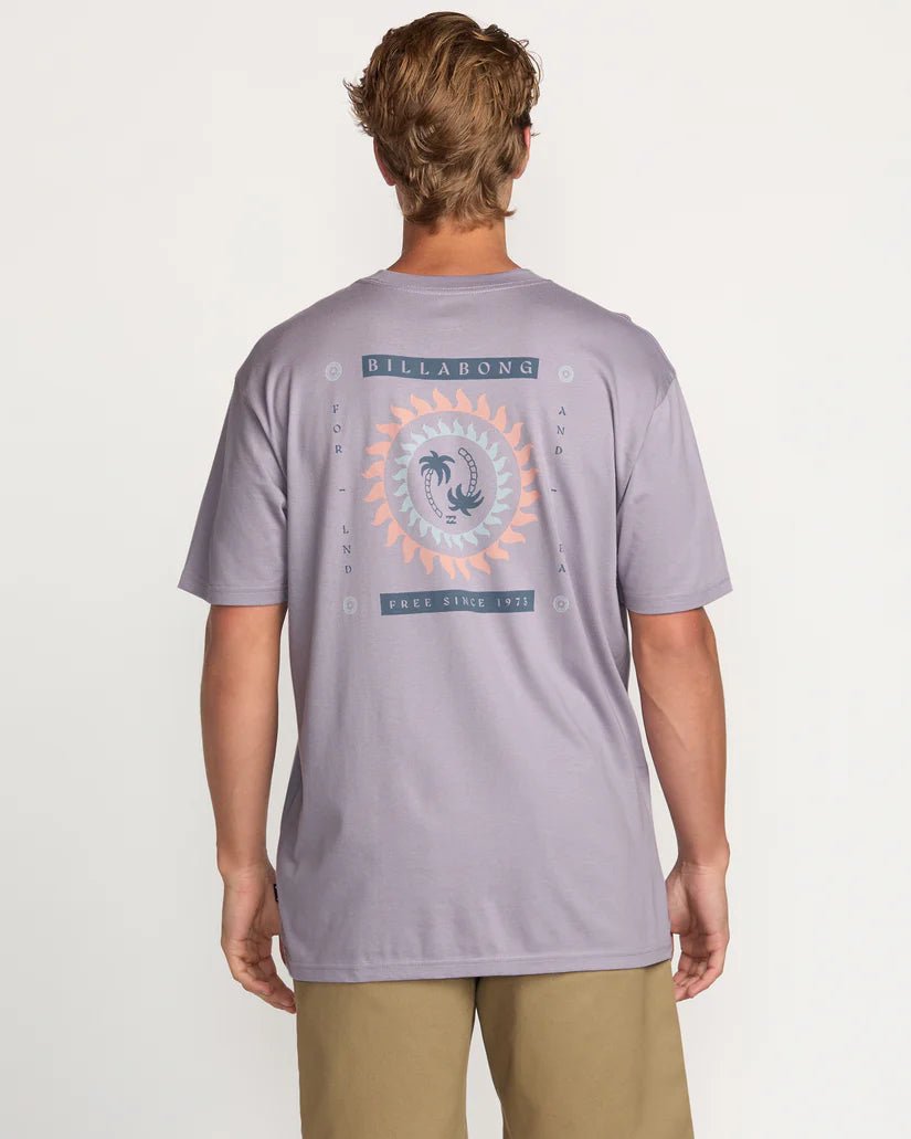 Billabong "Spun Out" Men's Premium Tee - Light Purple