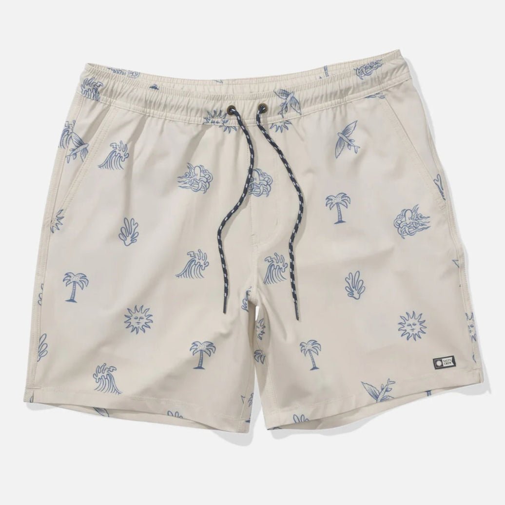 Salty Crew Good Vibes Volley Short 17" - Stone