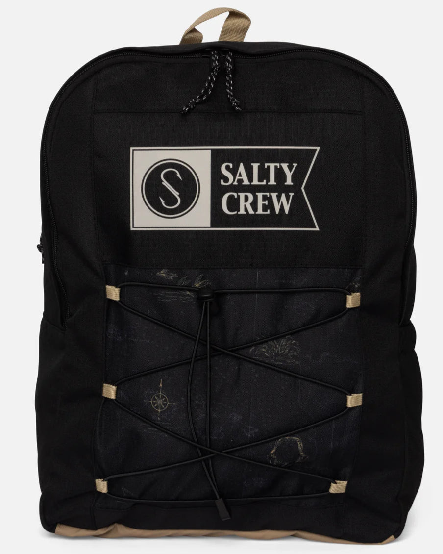 Salty Crew "Alpha Print" Backpack - Black