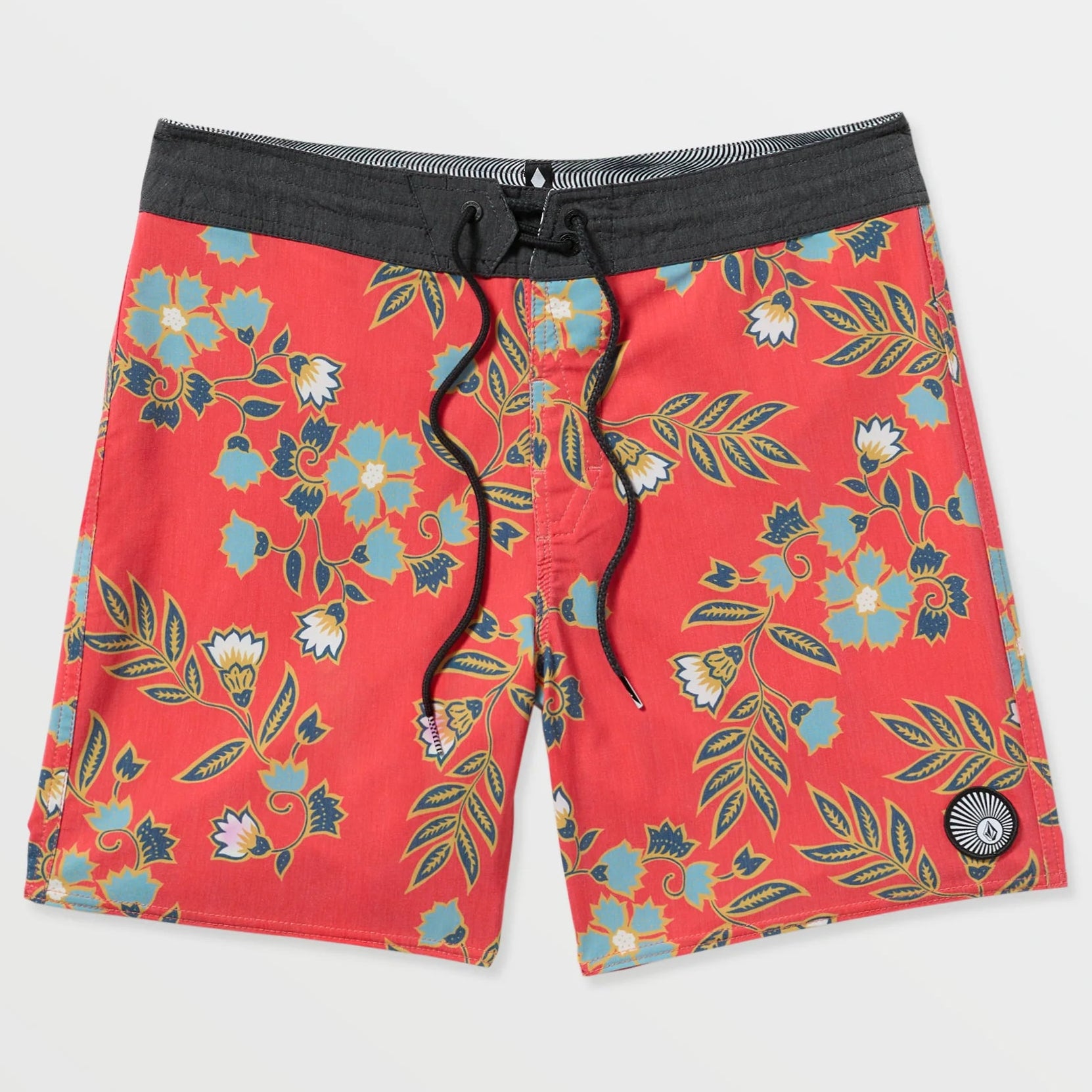 Volcom Men's Psyche Cotton Stoney 17" Trunks - Chili Red