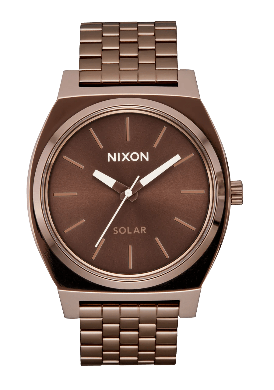 Nixon "Time Teller Solar" Watch in 4 Color Combinations