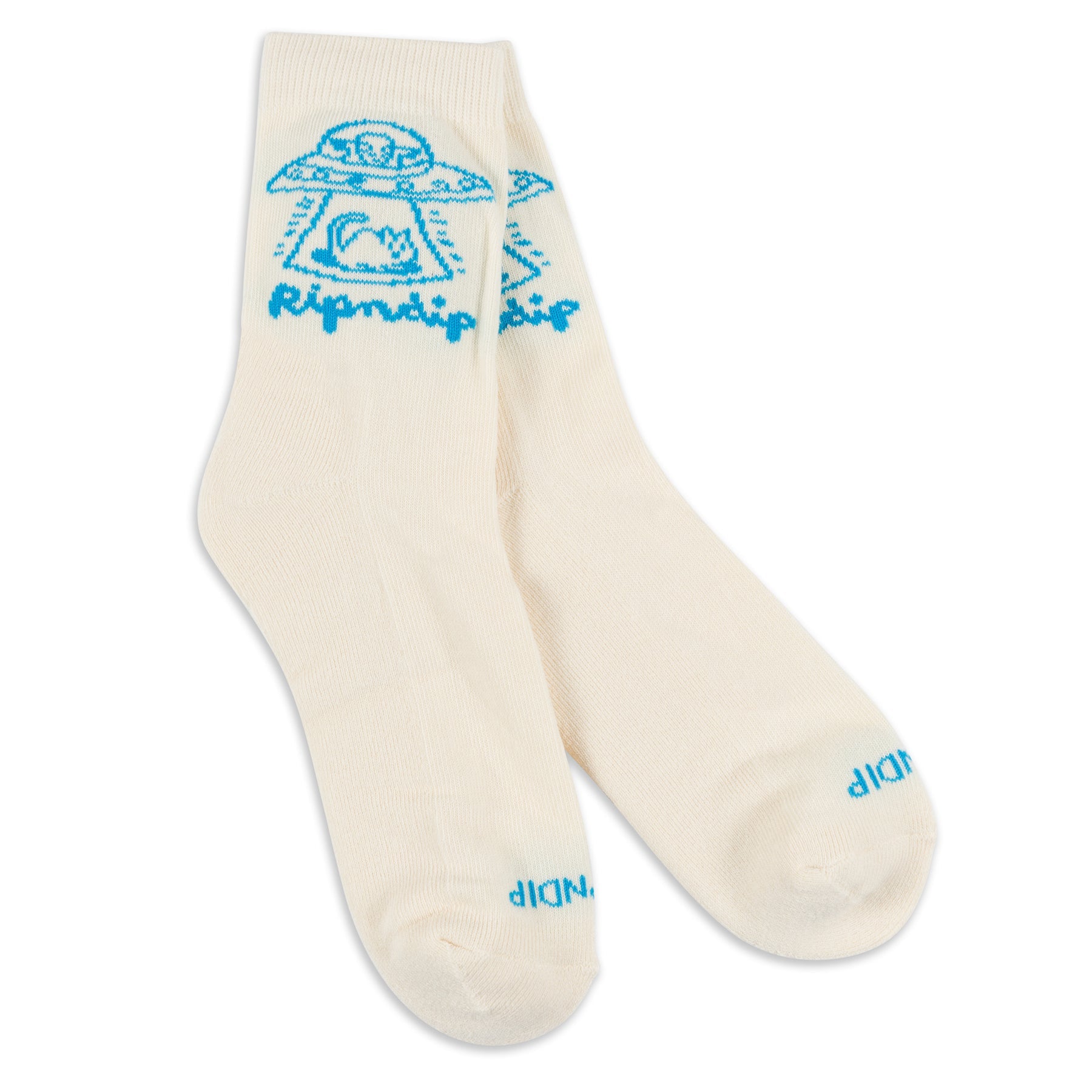 Ripndip "Blonded" Mid Socks - Off White