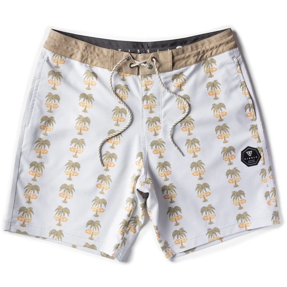 Vissla Atomic Palms 17.5" Boardshort - Bone