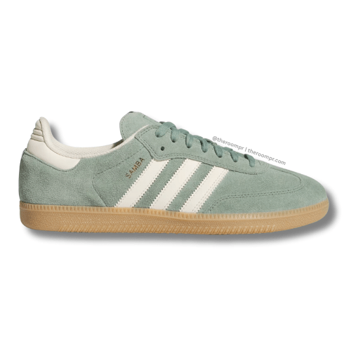 Adidas Samba ADV Men's Shoes - Silver Green