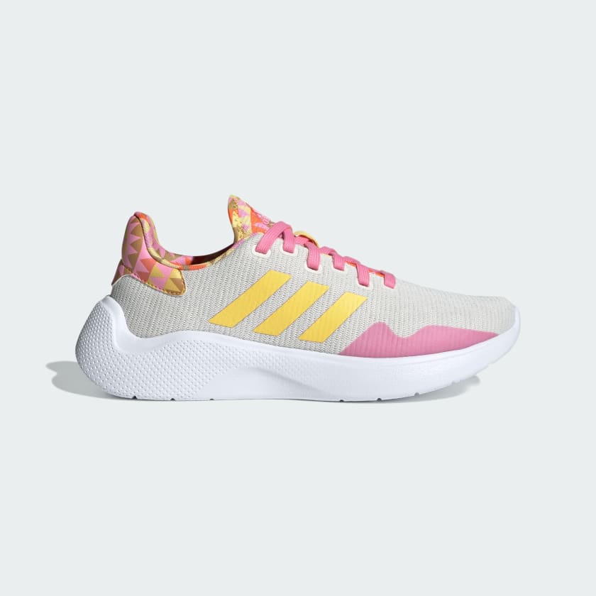 Adidas Women's "Puremotion 2.0" Sneakers - Pink / Yellow / White