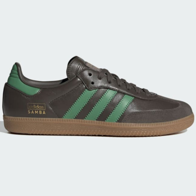 Adidas Samba OG Men's Sneakers - Shadow Olive / Gum | *Excluded from Free Shipping