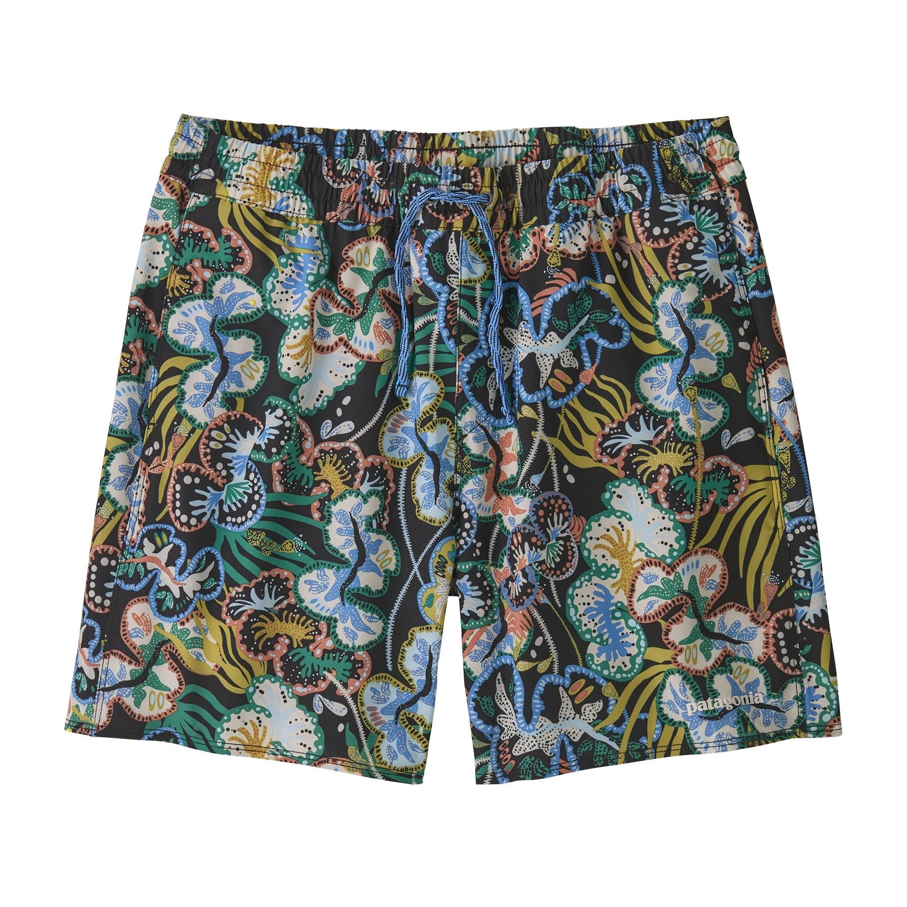 Patagonia Men's Men's Hydropeak Volley Shorts 16" - Undersea Black