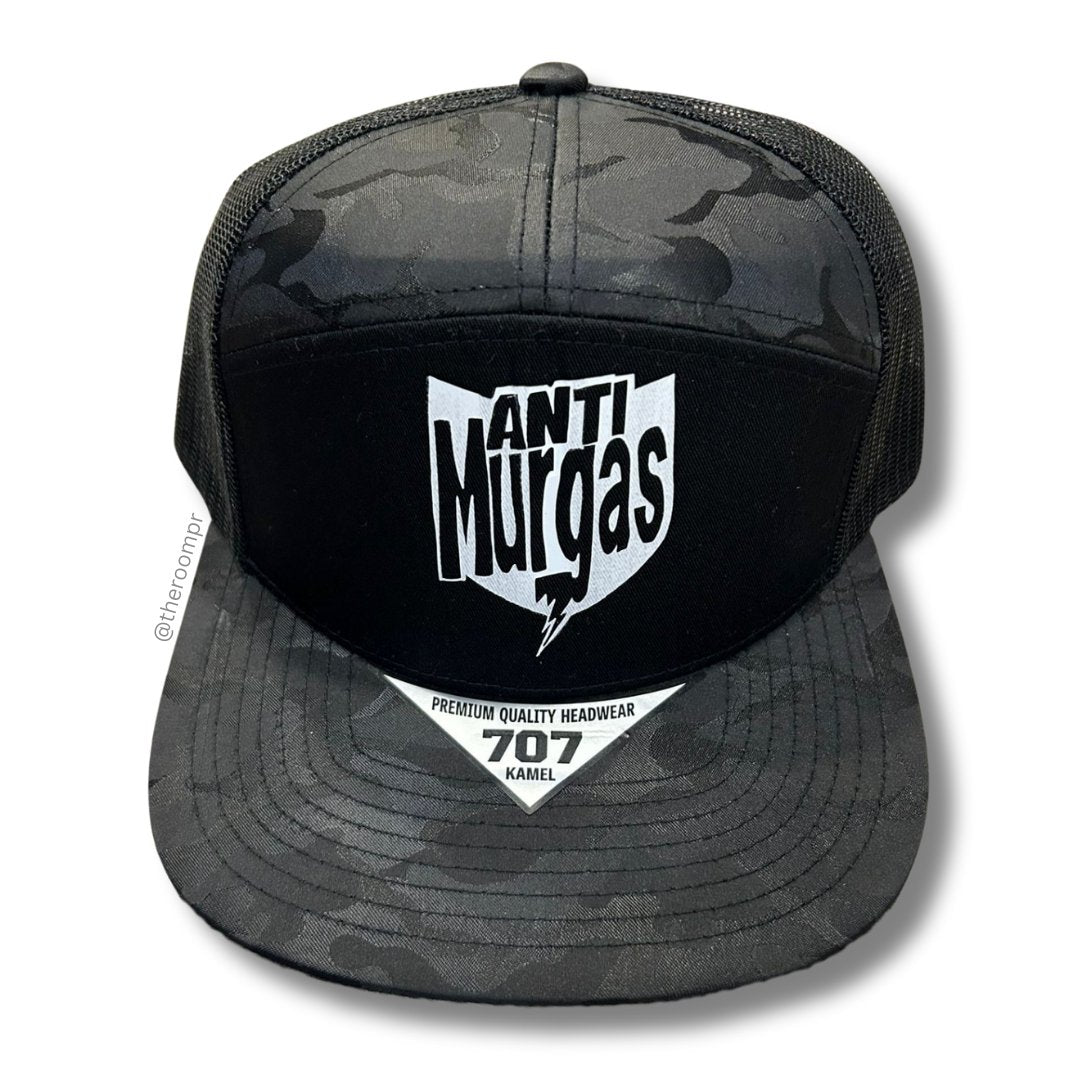 Anti Murgas Premium Trucker Hat - Black/ Dark Camo