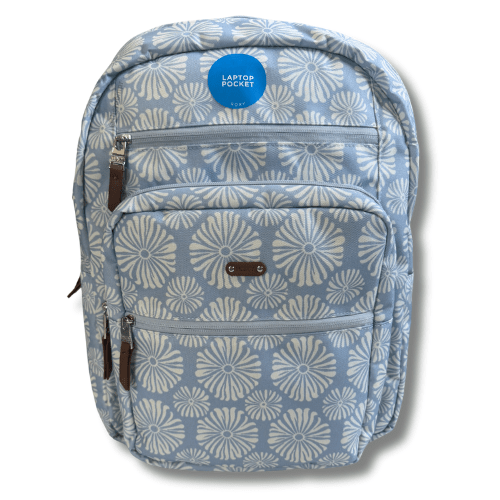 Roxy "After School" Printed Backpack - Light Blue