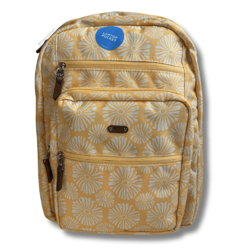 Roxy "After School" Printed Backpack - Yellow