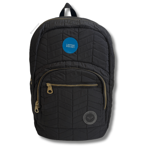 Roxy "Big Big Love" Quilted Backpack - Black