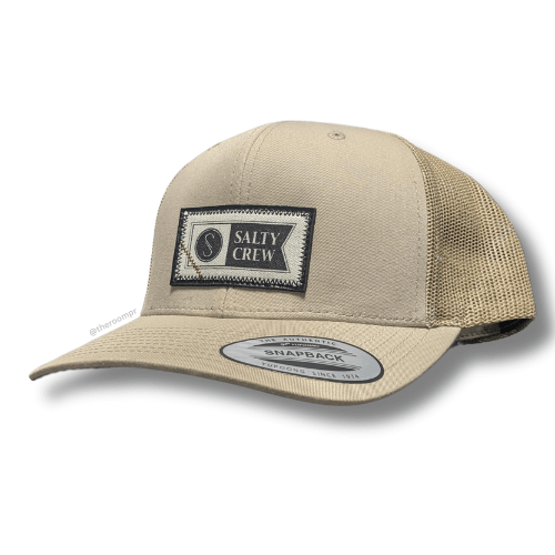 Salty Crew "Topstitch" Trucker Hat - Khaki