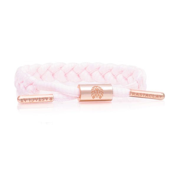 Rastaclat "Phoebe" Pink and Rose Gold Braided Bracelet | S/M
