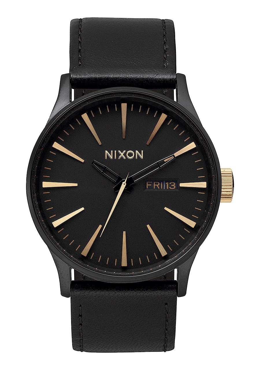 Nixon "Sentry Leather" Watch in 5 Color Combinations