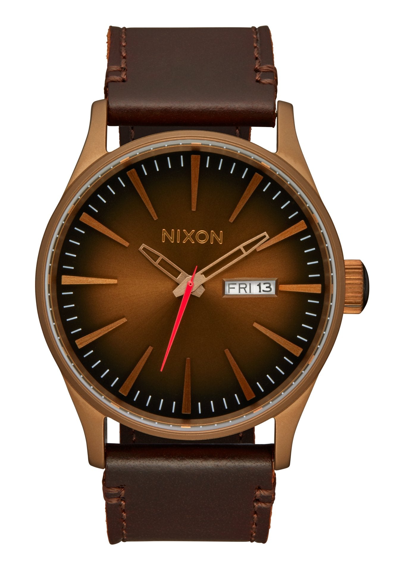 Nixon "Sentry Leather" Watch in 5 Color Combinations