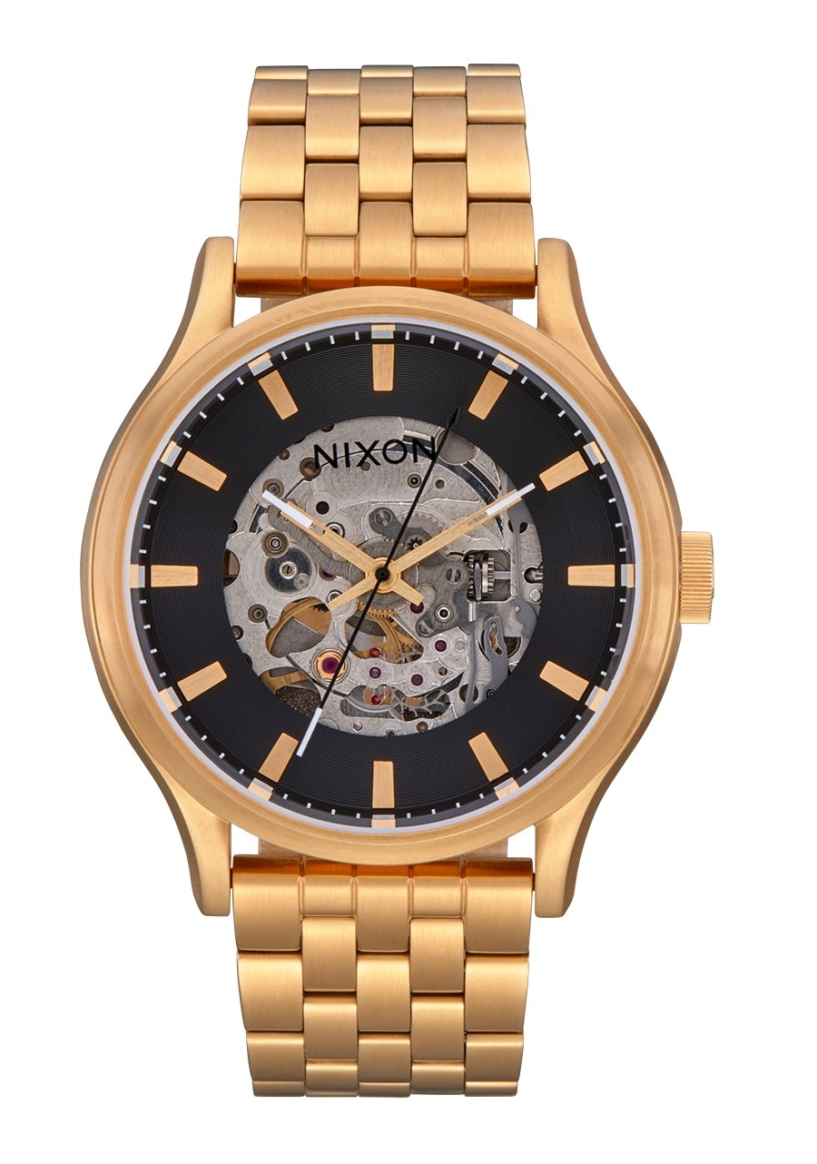 Nixon "Spectra" Automatic Watch in Gold