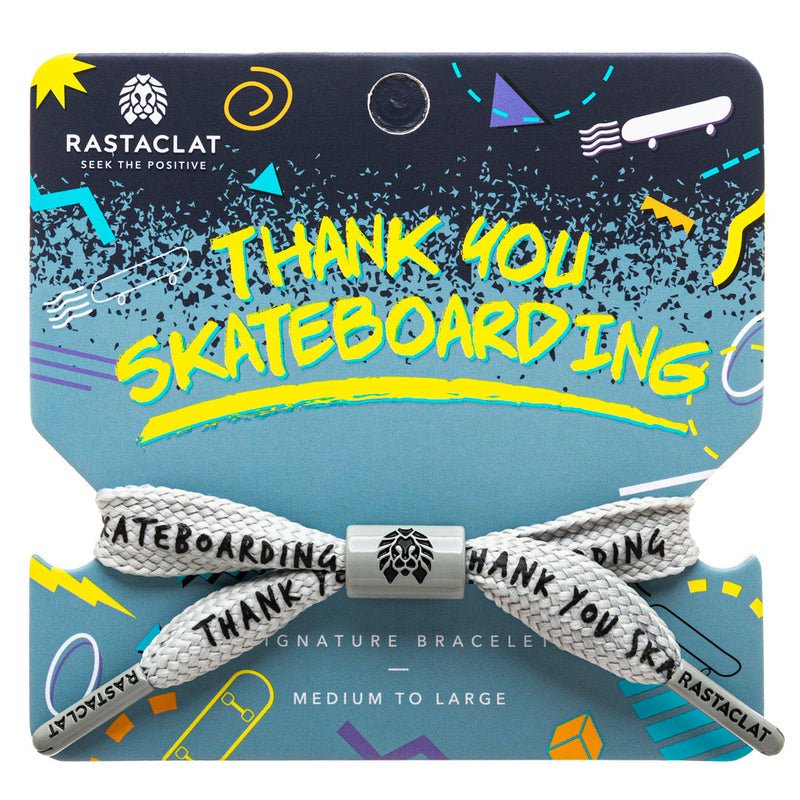 "Thank You Skateboarding" Rastaclat Bracelet | M/L